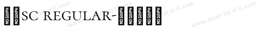 雅痞sc regular字体转换